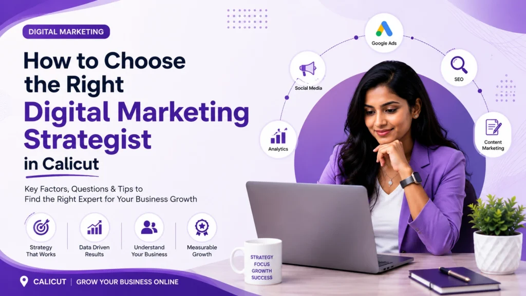 Professional Digital Marketing Strategist in Calicut helping businesses grow with SEO, Google Ads, WordPress, and digital marketing strategies.